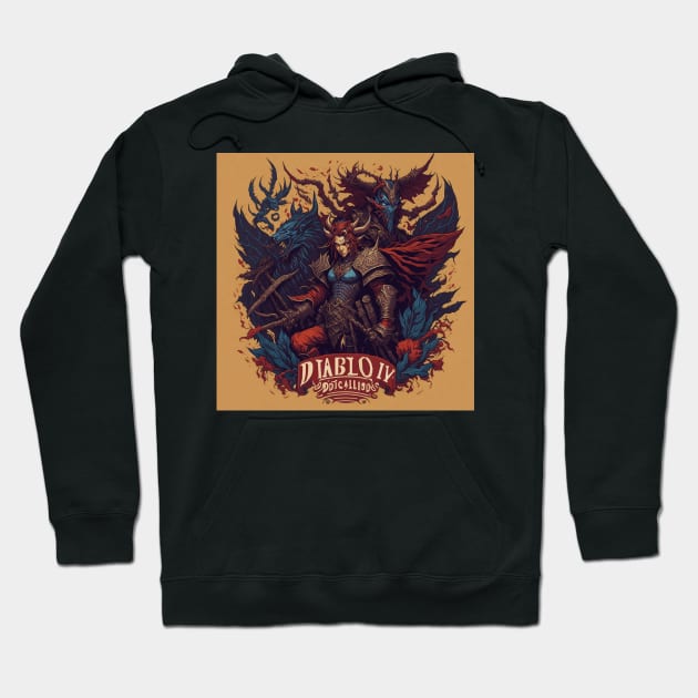 Diablo 4 Hoodie by charm3596